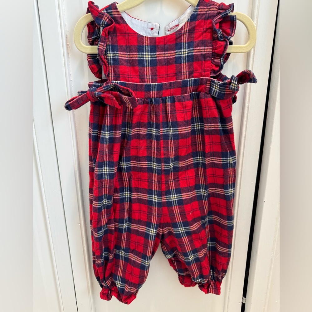 Bella Bliss Tartan Jumpsuit